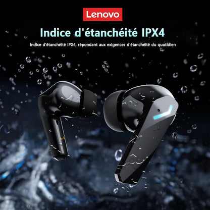 New Lenovo XT53 Wireless Upgrade Bluetooth 5.4 Earphones LED Digital Display Waterproof Headphones Low Latency Gaming Earbuds
